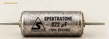 Spektratone silver .022 microfarad capacitor