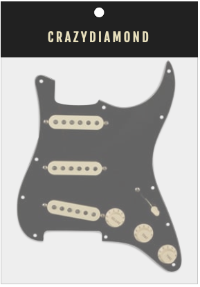 CrazyDiamond pre-wired pickguard