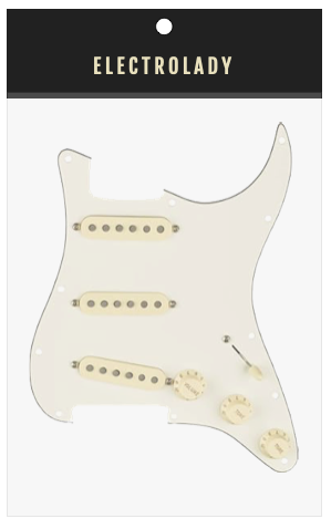 ElectroLady pre-wired pickguard