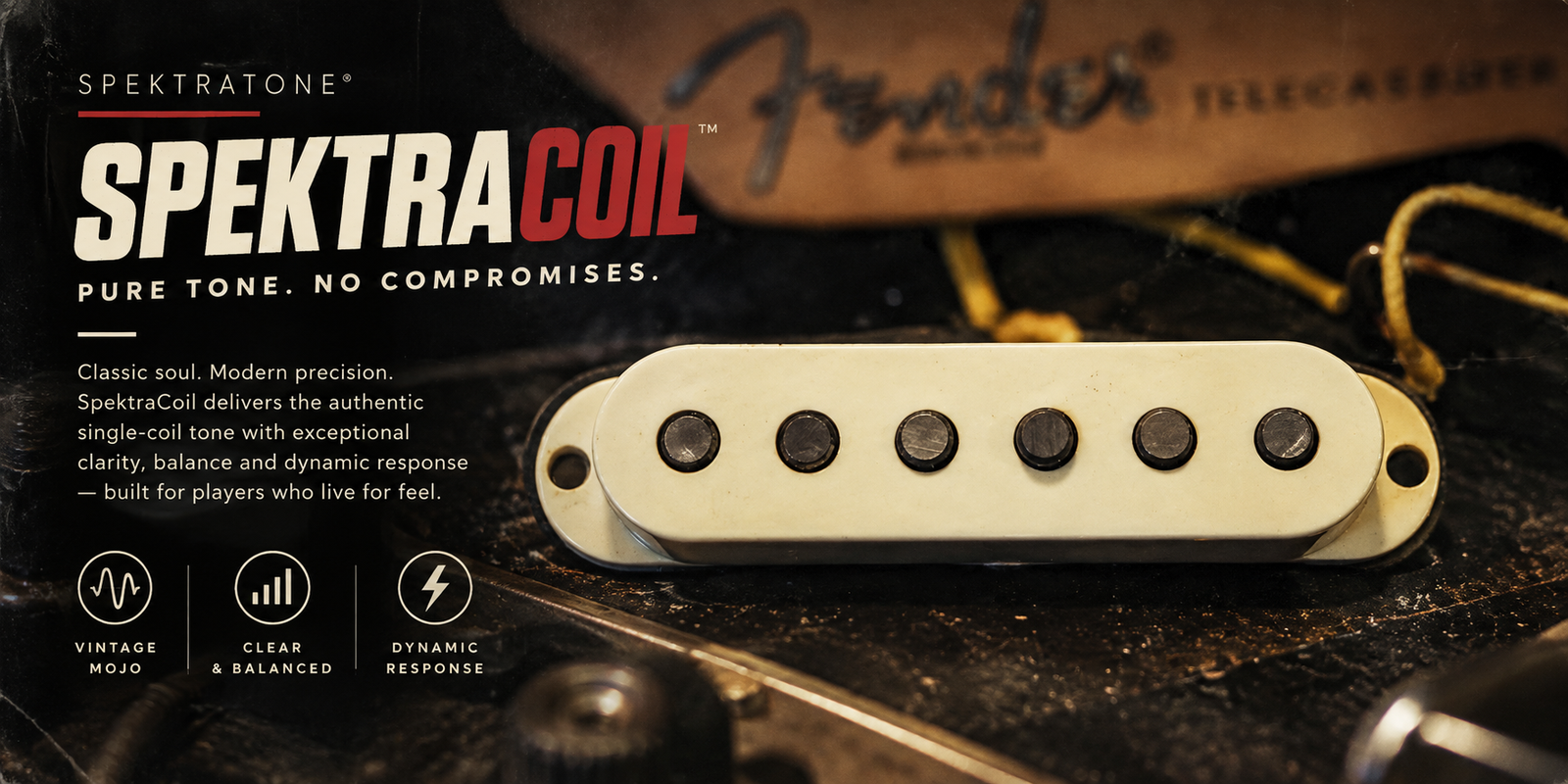 SpektraCoil — Pure Tone. No Compromises.